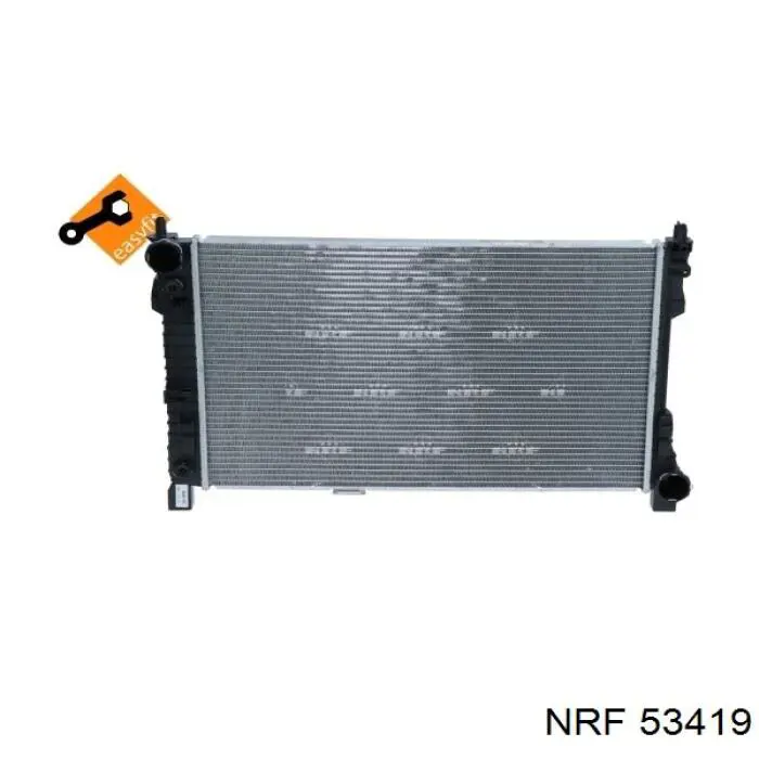 53419 NRF радіатор охолодження двигуна