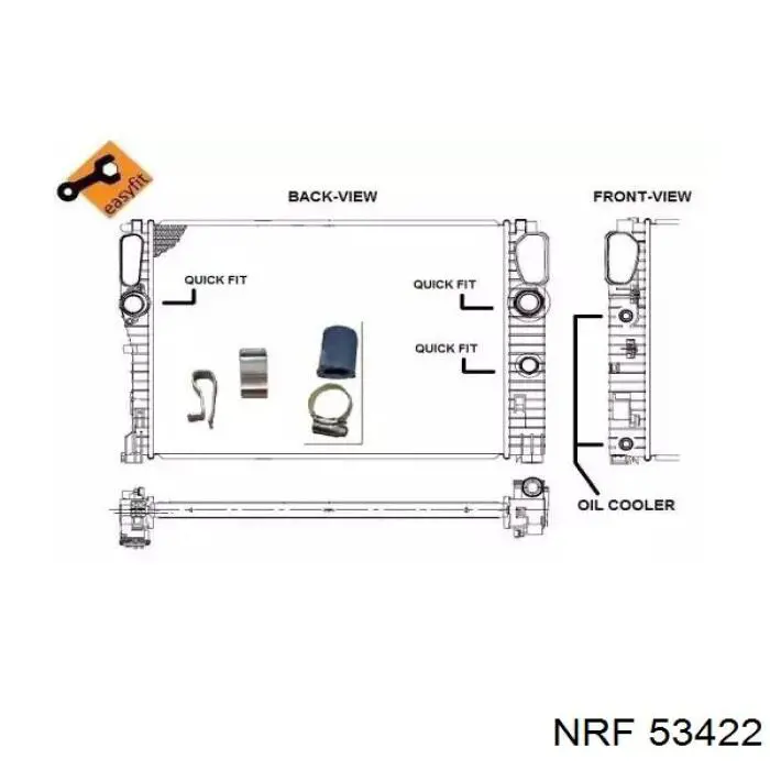 R12176 Sato Tech Радіатор охолодження двигуна