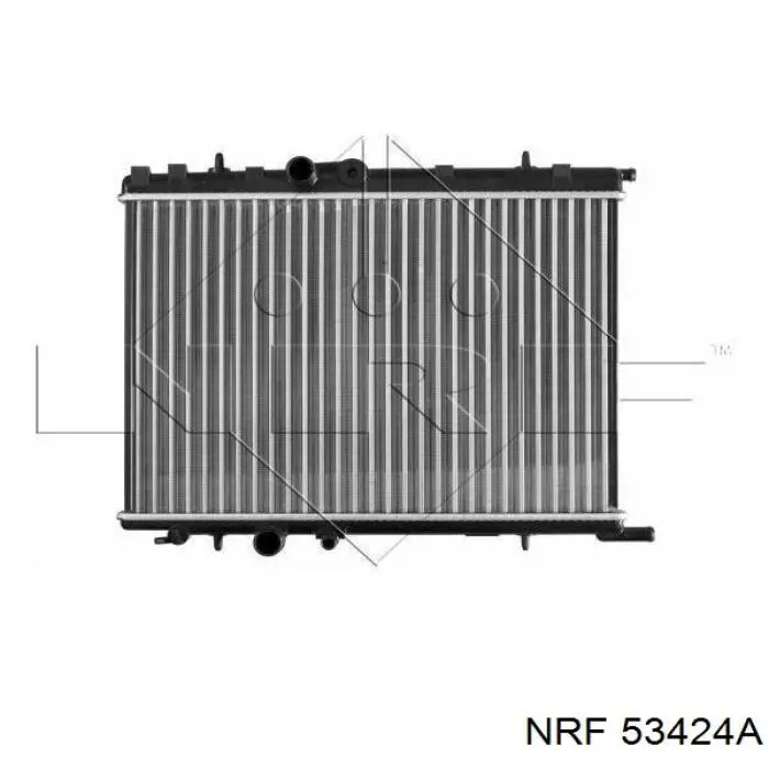 53424A NRF радіатор охолодження двигуна