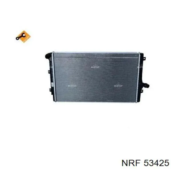53425 NRF радіатор охолодження двигуна