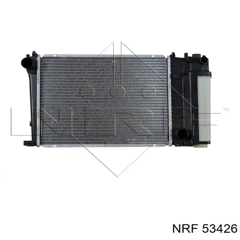 53426 NRF радіатор охолодження двигуна