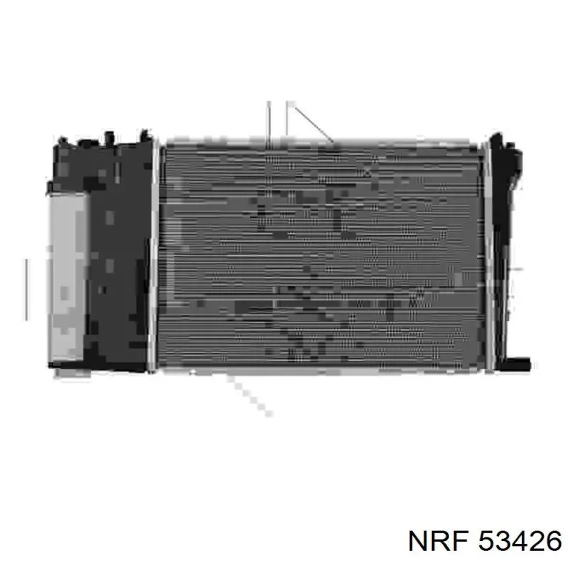 53426 NRF Радіатор охолодження двигуна