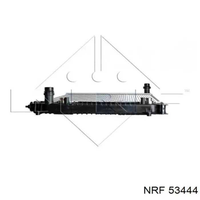 53444 NRF радіатор охолодження двигуна