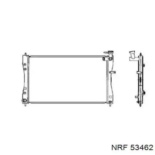 Радіатор основний NRF 53462 ціна, від 114.47 USD