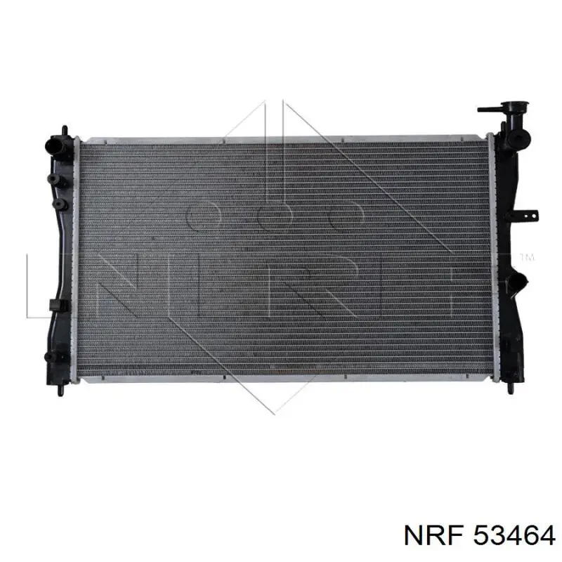 53464 NRF радіатор охолодження двигуна