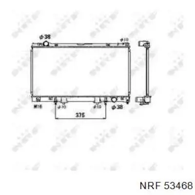 Радіатор основний NRF 53468 ціна, від 68.98 USD
