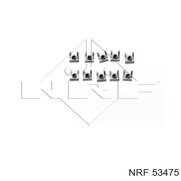 53475 NRF радіатор охолодження двигуна