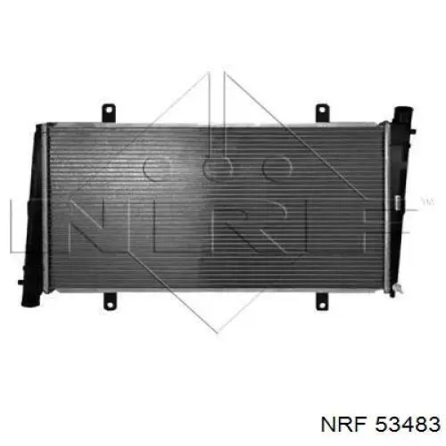 53483 NRF радіатор охолодження двигуна