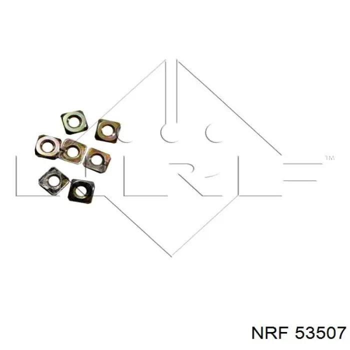 53507 NRF радіатор охолодження двигуна