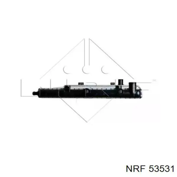 53531 NRF Радіатор охолодження двигуна