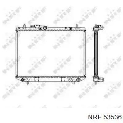 Купити 53536 NRF Радіатор двигуна