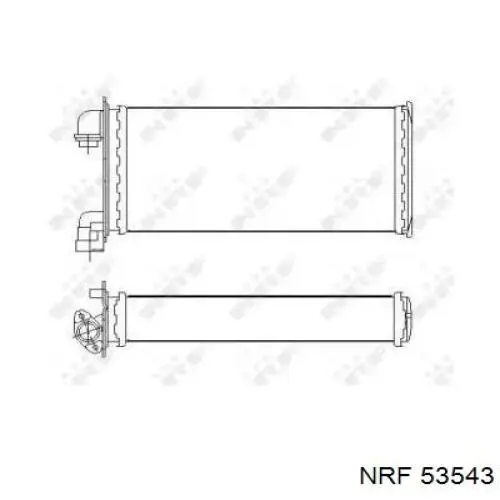 Радіатор пічки (обігрівача) FPS FP14N98 ціна, від 17.92 USD