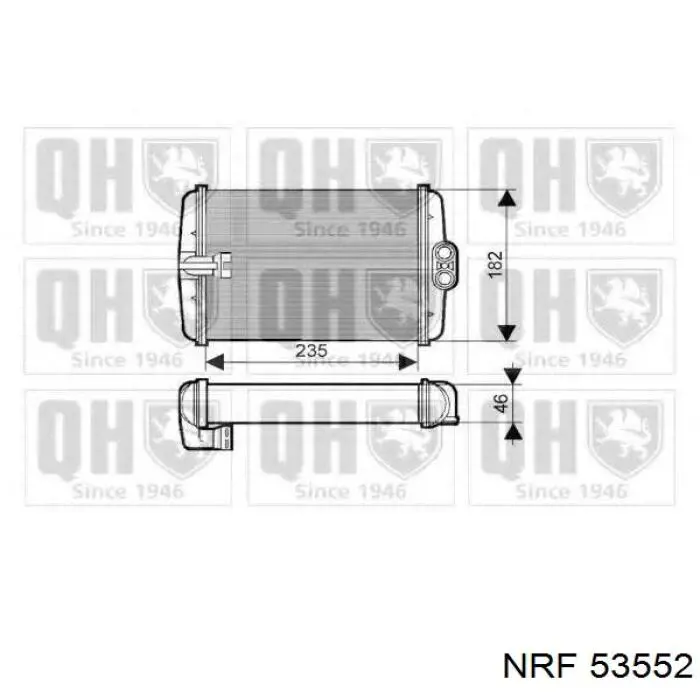Купити 53552 NRF Теплообмінник