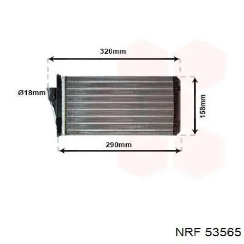 Радіатор пічки 46770757 Fiat/Alfa/Lancia