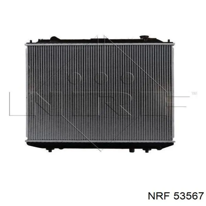 53567 NRF радіатор охолодження двигуна