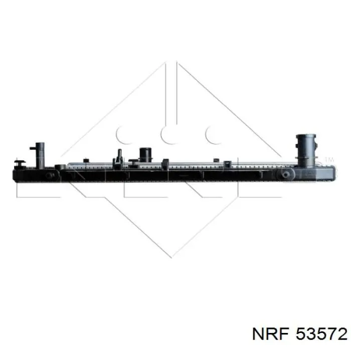 53572 NRF Радіатор охолодження двигуна