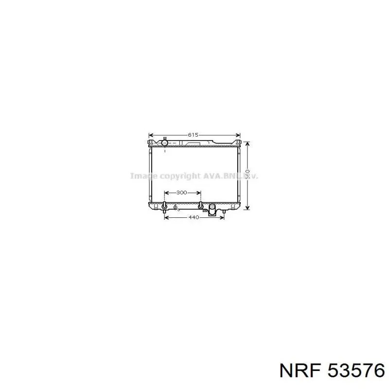 Радіатор охолодження NRF 53576