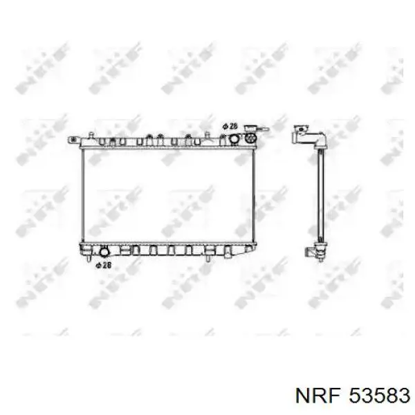Купити 53583 NRF Радіатор двигуна