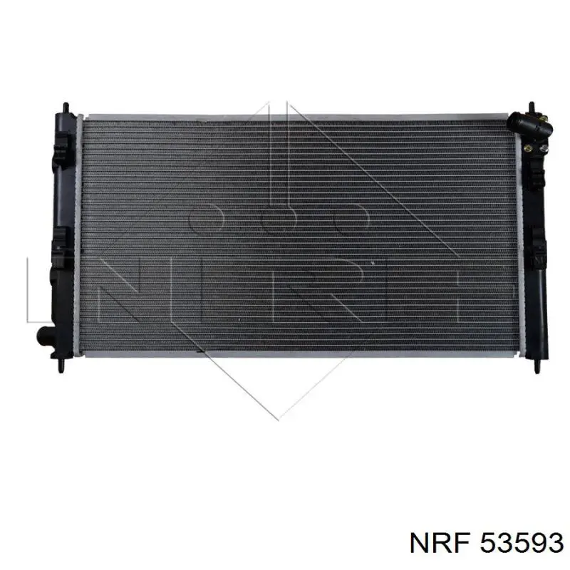 53593 NRF радіатор охолодження двигуна