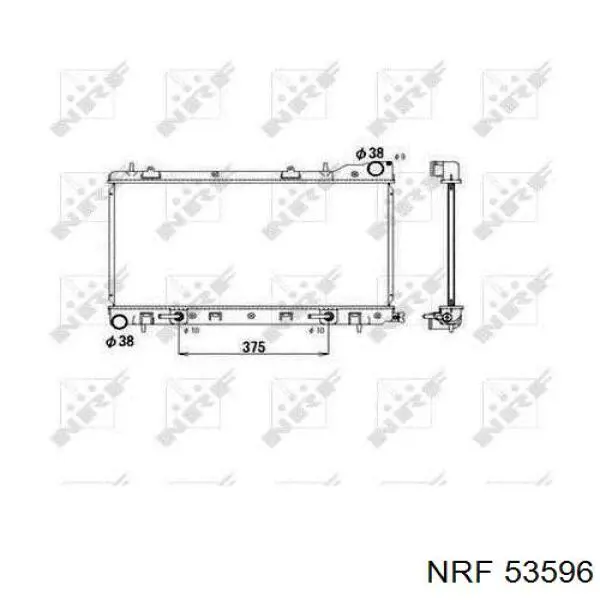 Купити 45111FC320 Subaru Радіатор двигуна