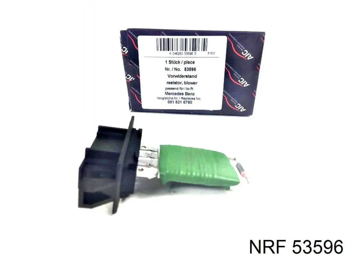 53596 NRF радіатор охолодження двигуна