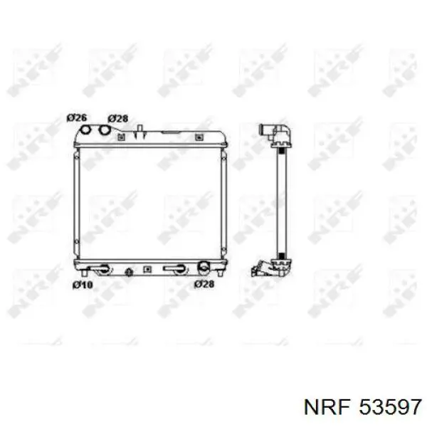 Радіатор охолодження NRF 53597