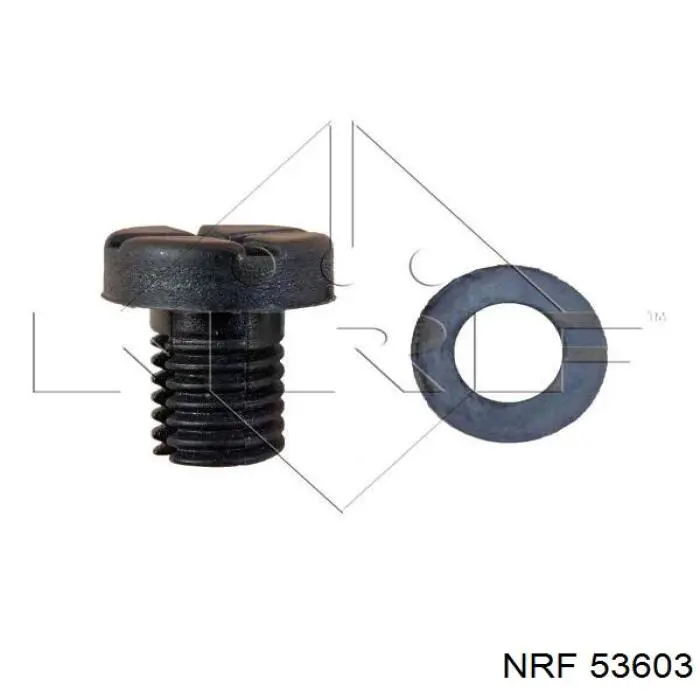 53603 NRF радіатор охолодження двигуна