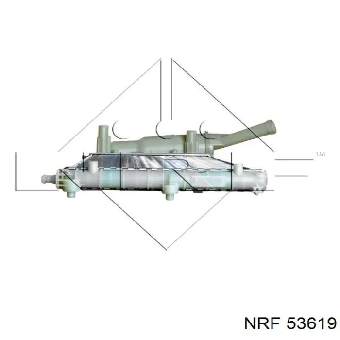 53619 NRF Радіатор охолодження двигуна