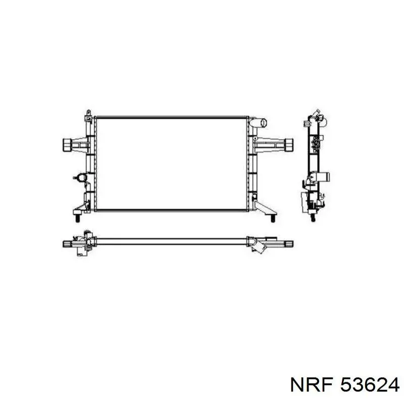 Купити 53624 NRF Теплообмінник
