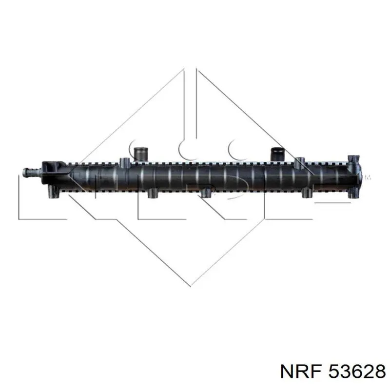 53628 NRF радіатор охолодження двигуна