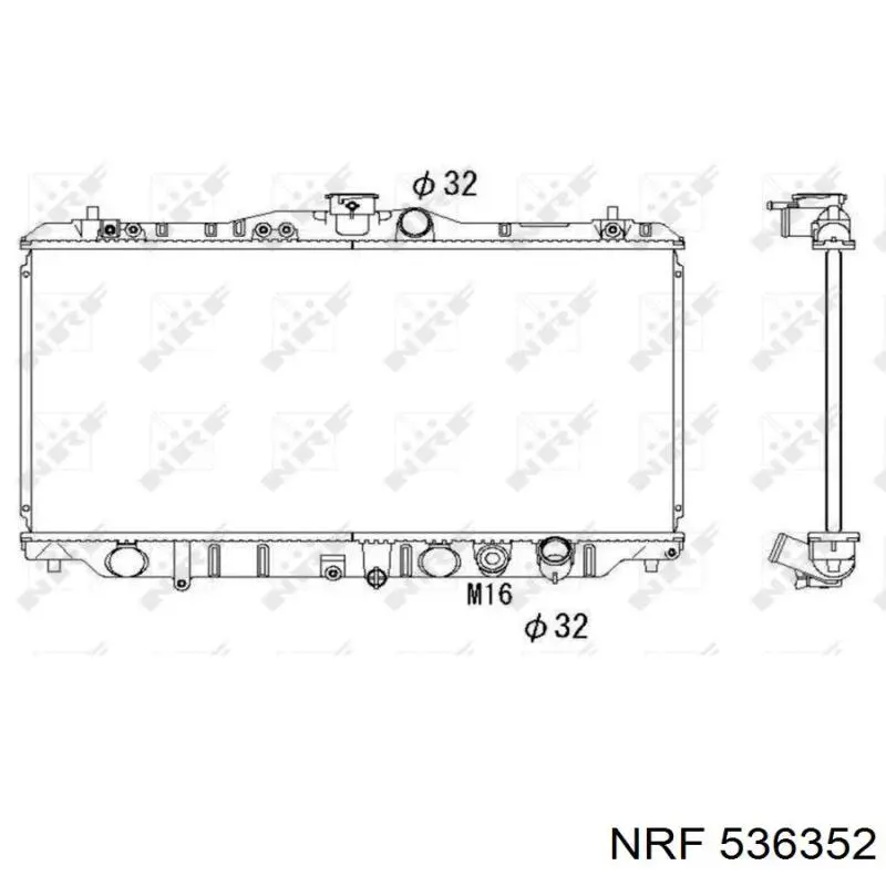 Купити 19010PK1014 Honda Радіатор двигуна