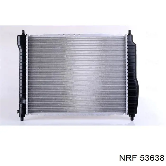 53638 NRF радіатор охолодження двигуна