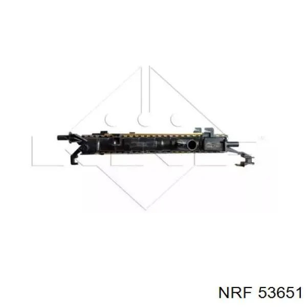 53651 NRF Радіатор охолодження двигуна