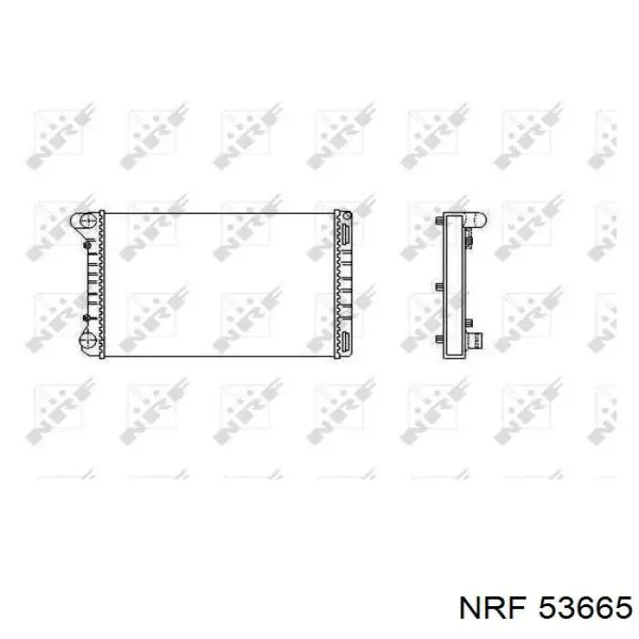 Радіатор 53665 NRF