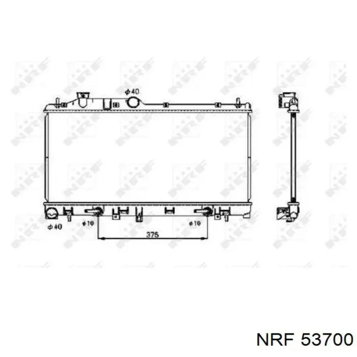 Радіатор основний FPS FP67A1400 ціна, від 62.88 USD