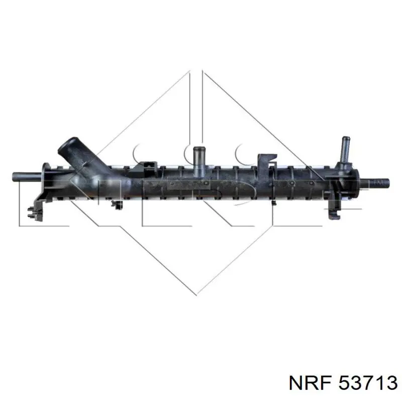 Радіатор охолодження двигуна 53713 NRF