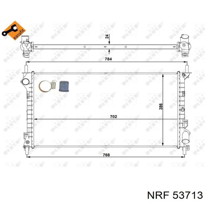Радіатор основний Ford 1552084 ціна, від 92.45 USD