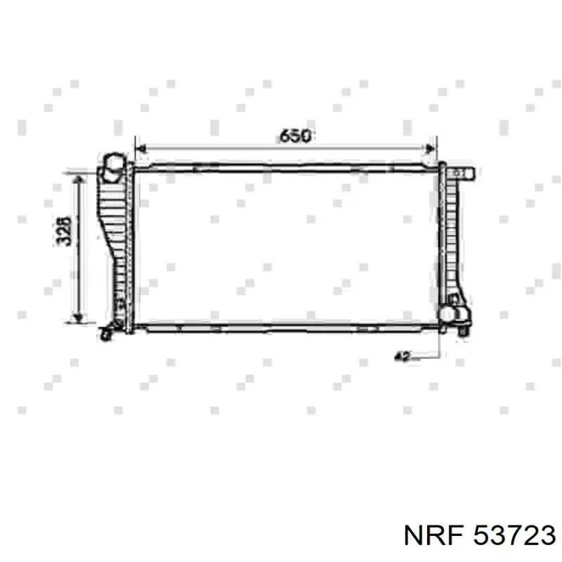 R12182 Sato Tech Радіатор охолодження двигуна