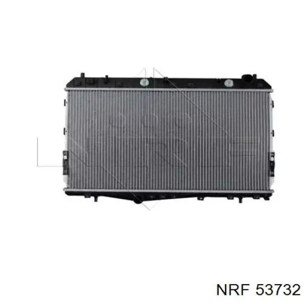53732 NRF Радіатор охолодження двигуна