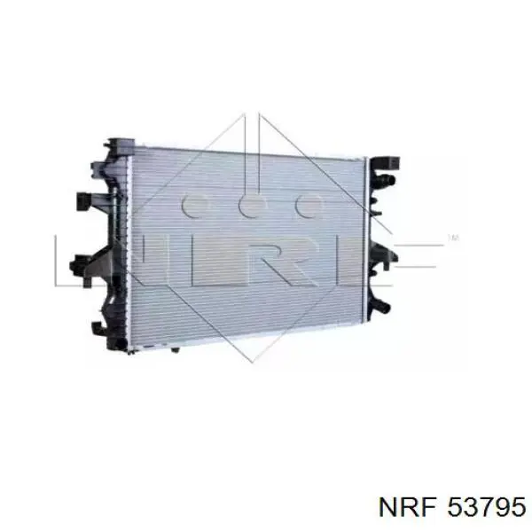 53795 NRF Радіатор охолодження двигуна