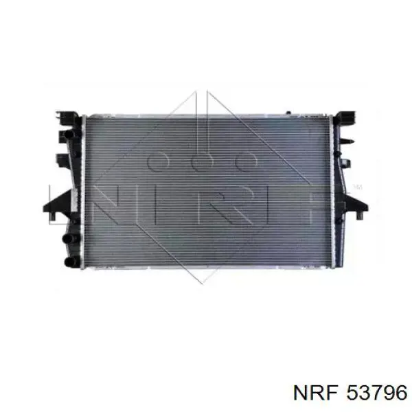 53796 NRF Радіатор охолодження двигуна