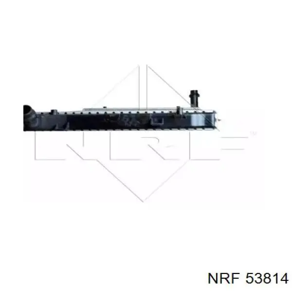53814 NRF Радіатор охолодження двигуна