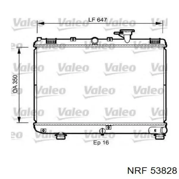 Радіатор охолодження NRF 53828