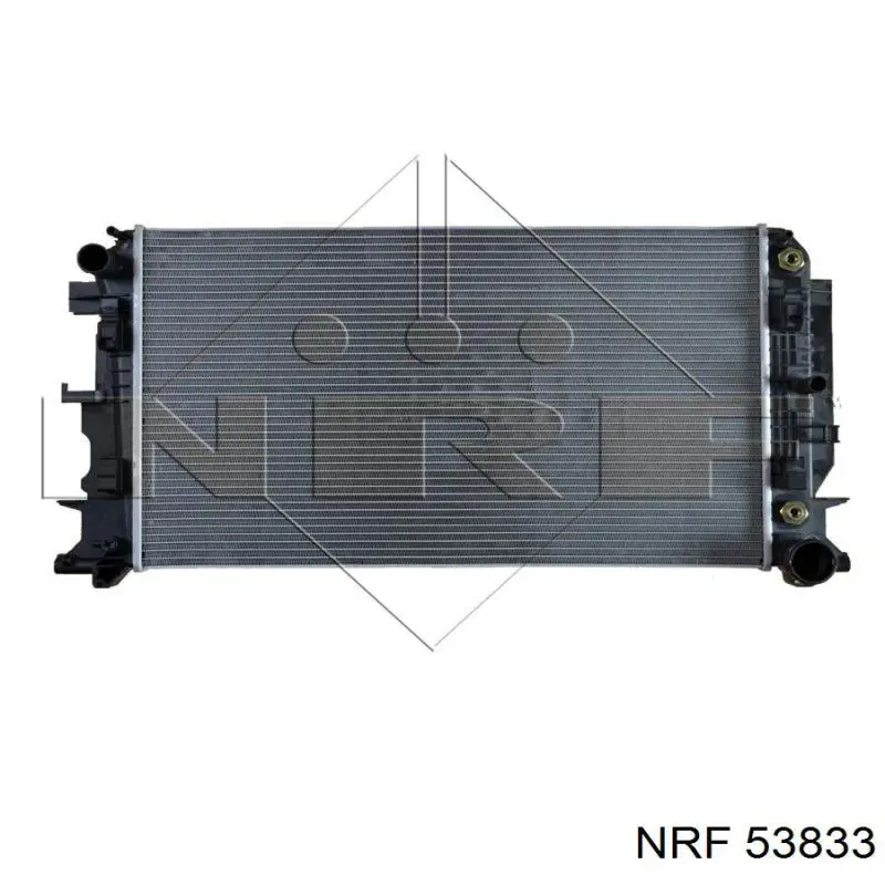 53833A NRF радіатор охолодження двигуна