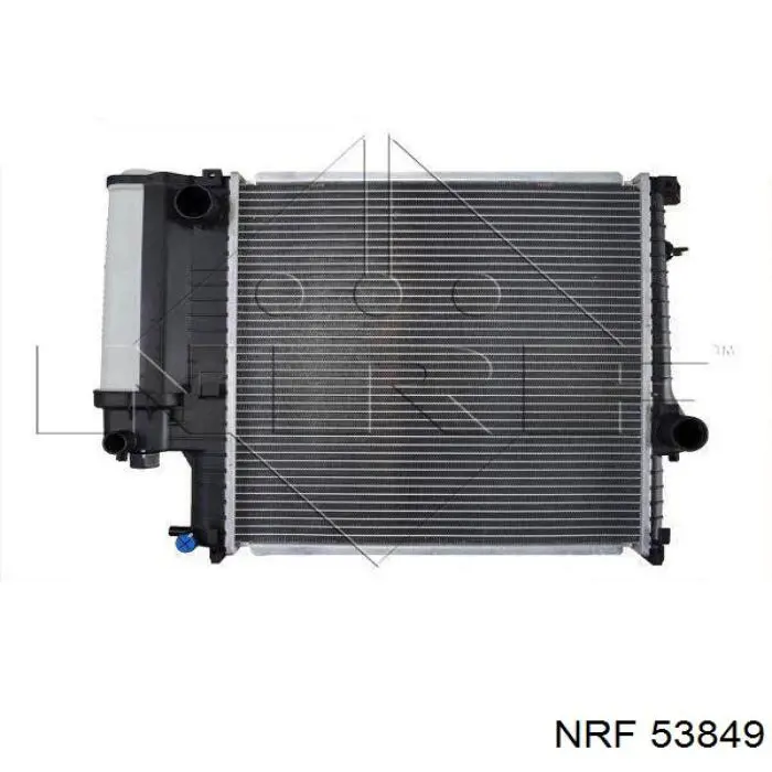 53849 NRF радіатор охолодження двигуна