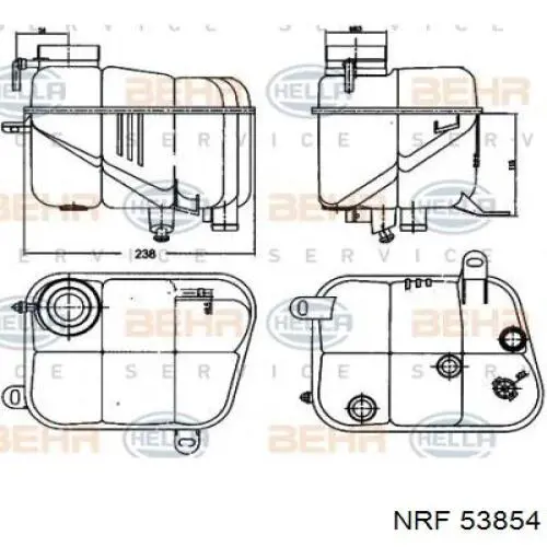 Радіатор основний Hart 611556 ціна, від 91.13 USD