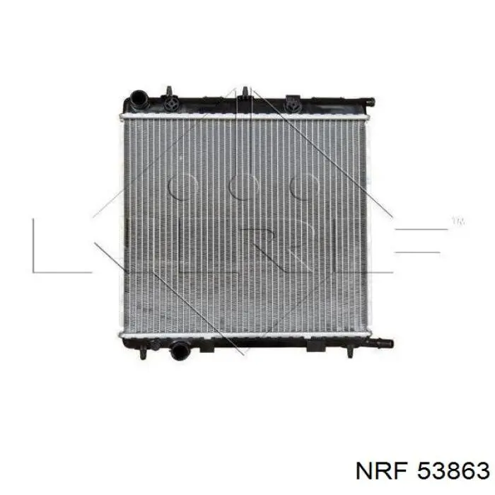 53863 NRF радіатор охолодження двигуна