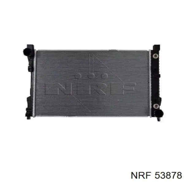 53878 NRF радіатор охолодження двигуна