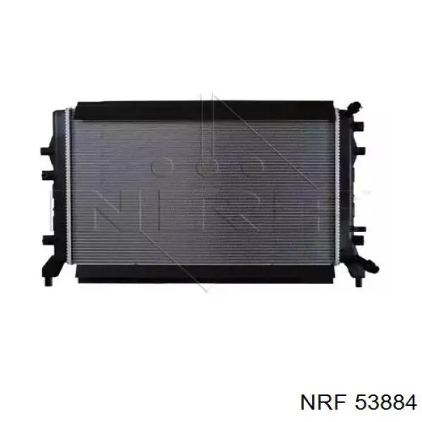 53884 NRF радіатор охолодження двигуна