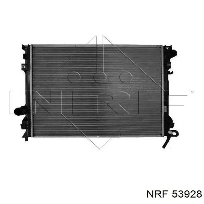53928 NRF радіатор охолодження двигуна